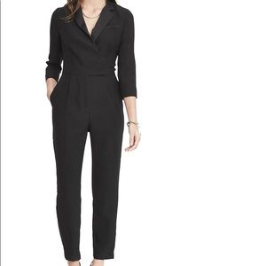 Banana Republic Black Tuxedo Jumpsuit